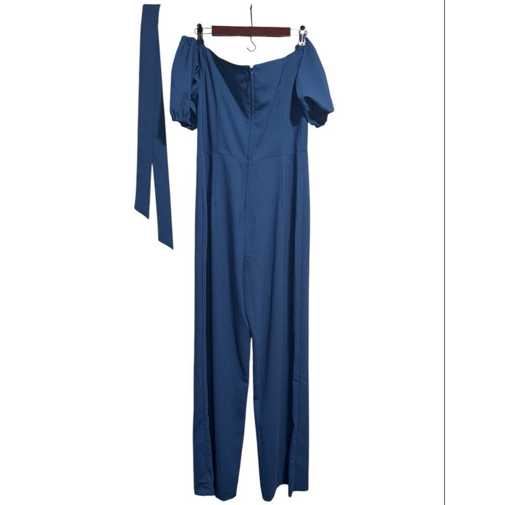 Lilly Pulitzer Jada Jumpsuit Women's‎ Sz10 Oyster Bay Navy EUC Shower Msrp $198 - Picture 8 of 14